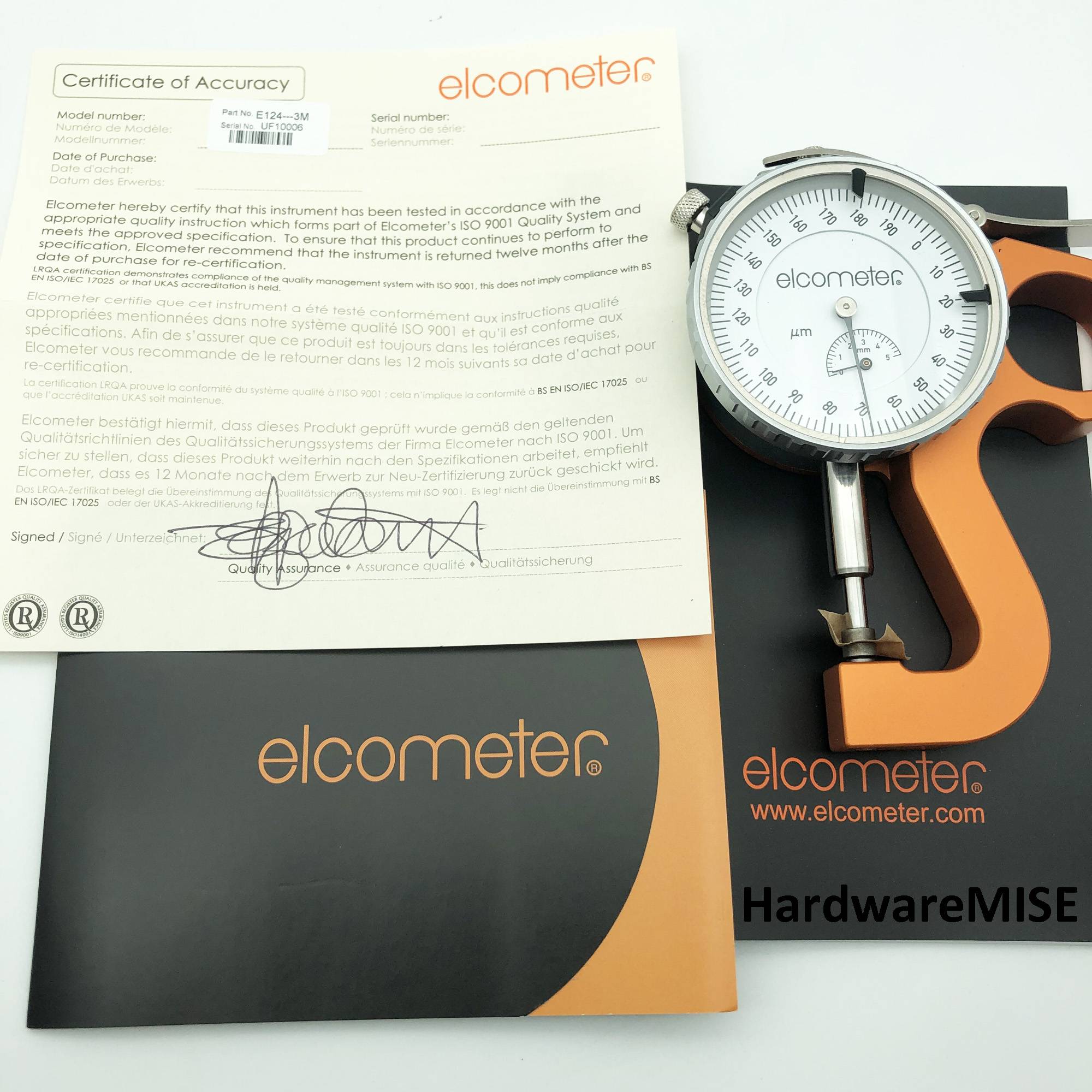 E1243M 124 Surface Profile Gauge Thickness Gauge Malaysia